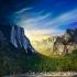 Em uma montanha no Parque Nacional de Yosemite, nos EUA, o fotógrafo Stephen Wilkes pegou 1.036 imagens em 26 horas para criar esta imagem do dia-a-dia.