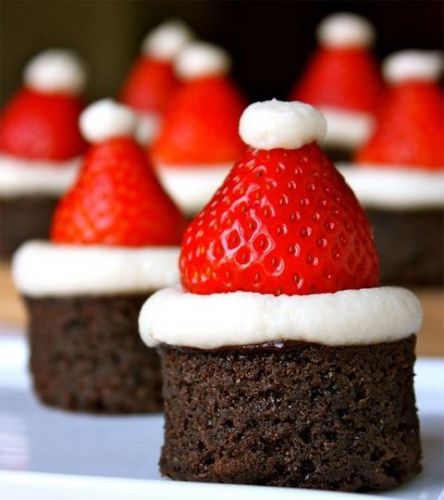 Papai Noel de brownie