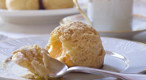 Choux com creme... de batata doce e craquelin