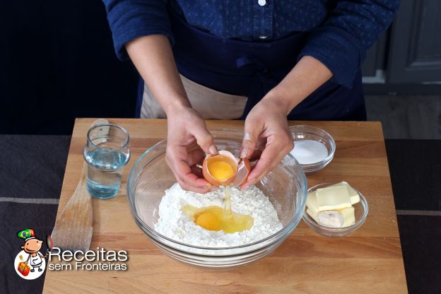 Preparação da massa