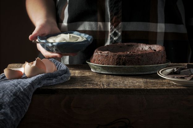 Preparação do bolo