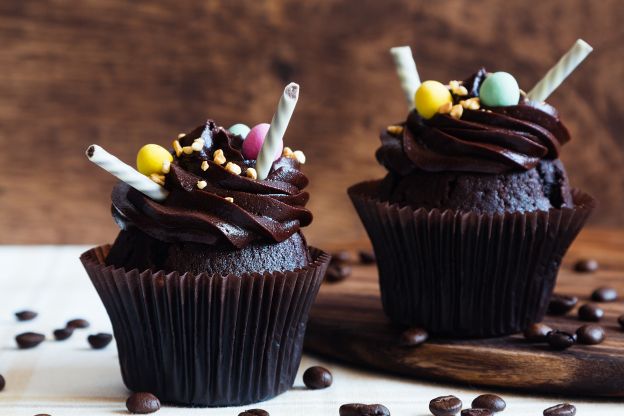 Cupcakes todo chocolate