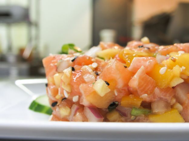 Tartare de salmão