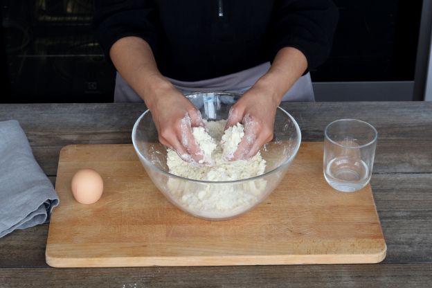 preparação da massa