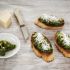 Crostini com Pesto de Pistache