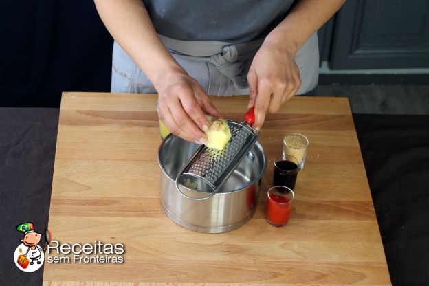 Preparação do molho