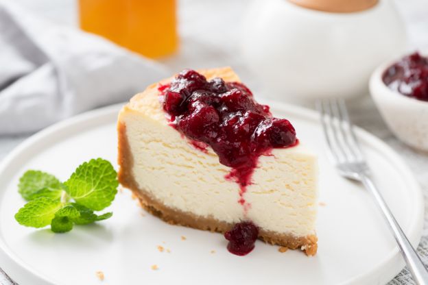 Cheesecake de chocolate branco