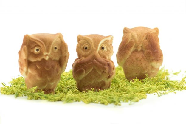 Trio de corujinhas de Fouquet