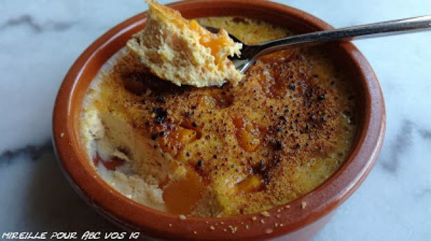 Crème brûlée de foie gras e frutas