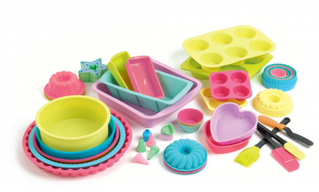 Utilize formas e utensílios de silicone