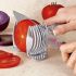 Pegador para fatiar tomates