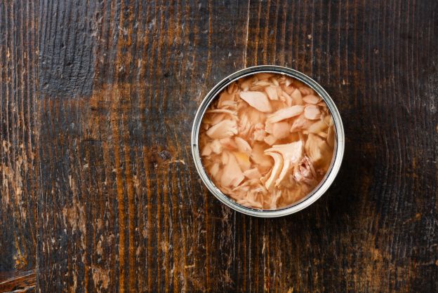 O delicioso e saudável atum enlatado