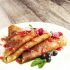 Crepes com geleia