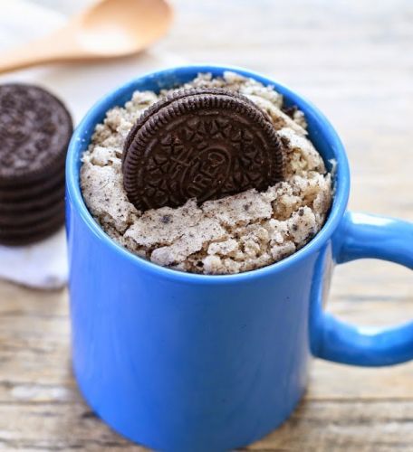 Mug cake com oreo