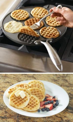 A frigideira para waffles