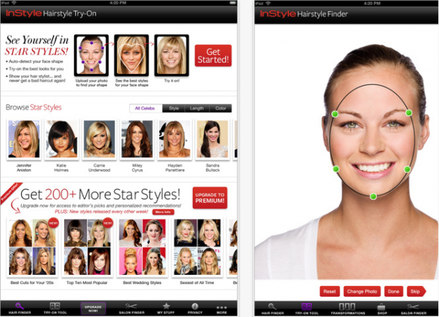 InStyle Hairstyle Try-On App