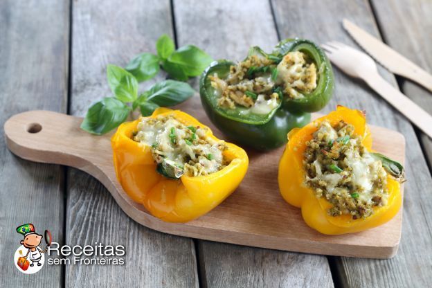 Pimentões recheados