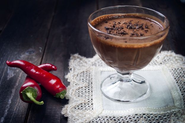 Mousse de chocolate com pimenta