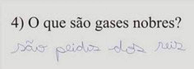 Pérolas dos estudantes