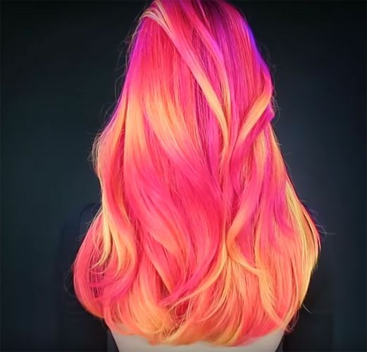 01. Phoenix Neon Glowing Hair