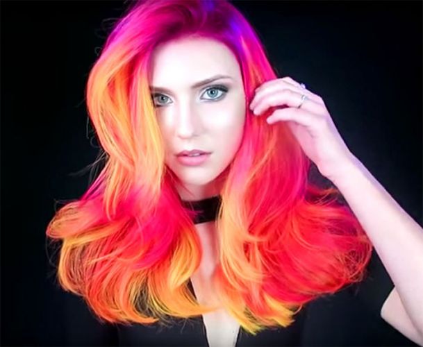 02. Phoenix Neon Glowing Hair