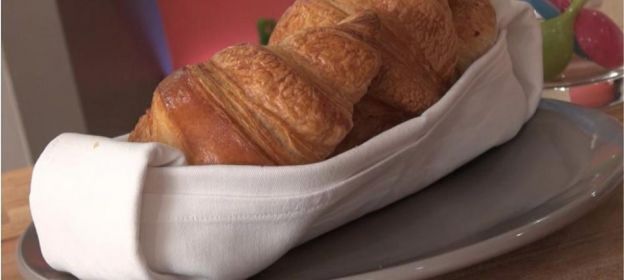 Dobradura de guardanapo: cesta