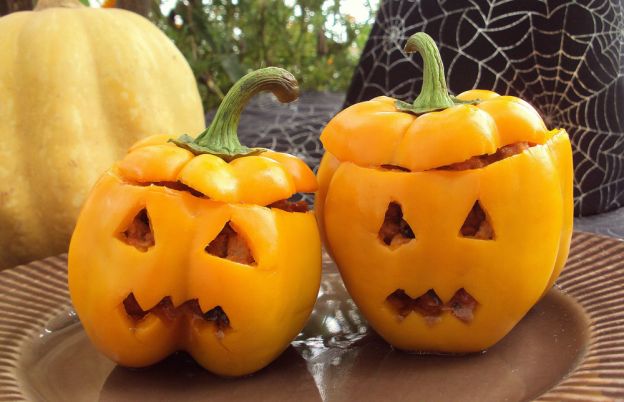 Falsas abóboras de Halloween