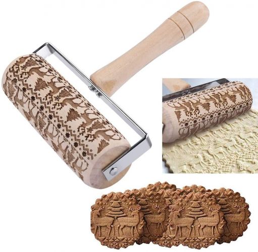 Rolinho para imprimir biscoitos e massas em geral