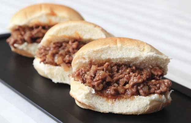 Hambúrguer caseiro e sloppy joe