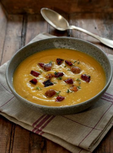 A sopa muito salgada