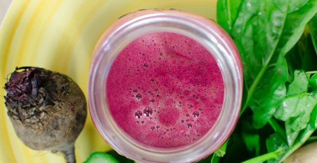 Suco de Couve com beterraba