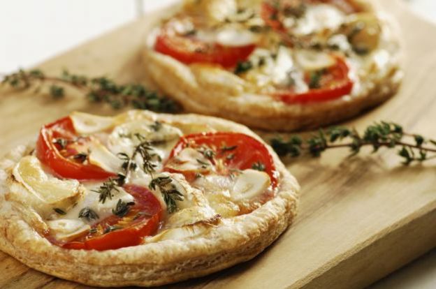 Tartelettes de tomates e queijo cabra