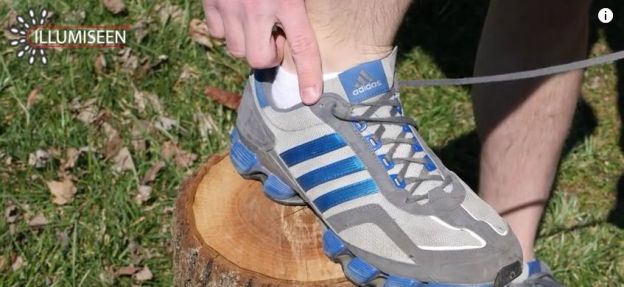 Ultimos furos do tênis