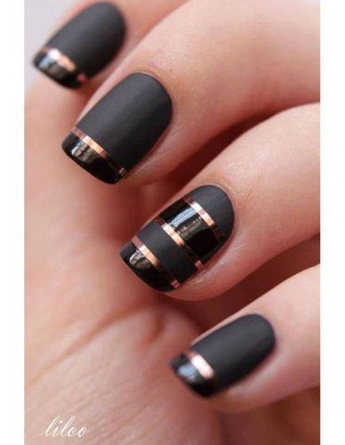 Brilho, fosco e ouro