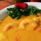 bobo de camarao com batata inglesa