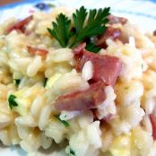 Risoto de Linguiça Calabresa com Mussarela