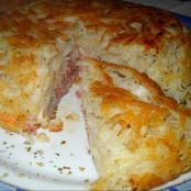 Batata Rösti de Presunto e Queijo