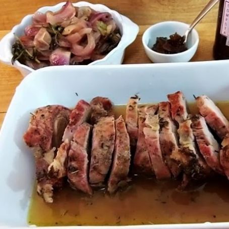 Lombo Suíno Assado na Cerveja