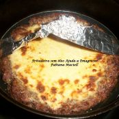 Torta de carne moída com molho branco e queijo na na Fritadeira sem óleo - Etapa 1