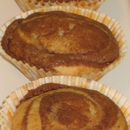 MUFFINS COM CREME DE AVELÃ E CHOCOLATE