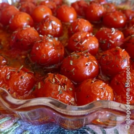 Tomate - Cereja aromatizado com Ervas da Provença e Mel no Forno