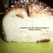 Cheesecake com cobertura de chocolate na Fritadeira sem óleo AirFryer - Etapa 3