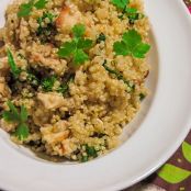 Frango com Quinoa e Gergelim