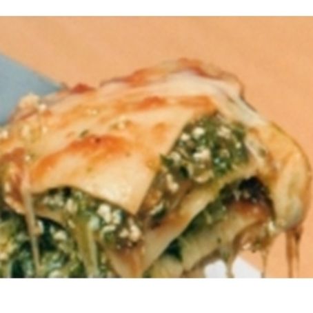 Lasanha de brócolis e palmito