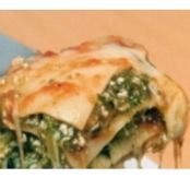 Lasanha de brócolis e palmito