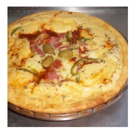 Torta de batata com frango cremoso