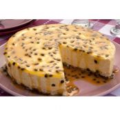 Torta-musse de maracujá