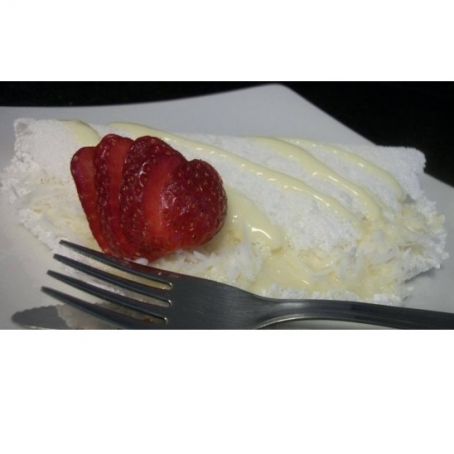 Tapioca de coco com leite condensado