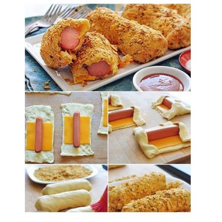 Enroladinho Light de Salsicha