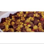 Picadinho de carne com batata